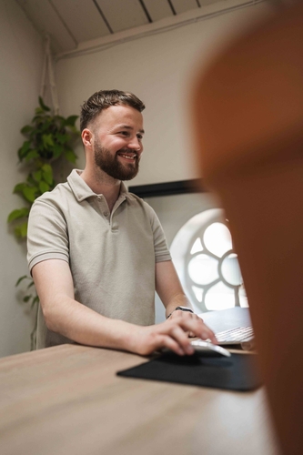 Team bij de livegang van software, sociaal intranet gaat live